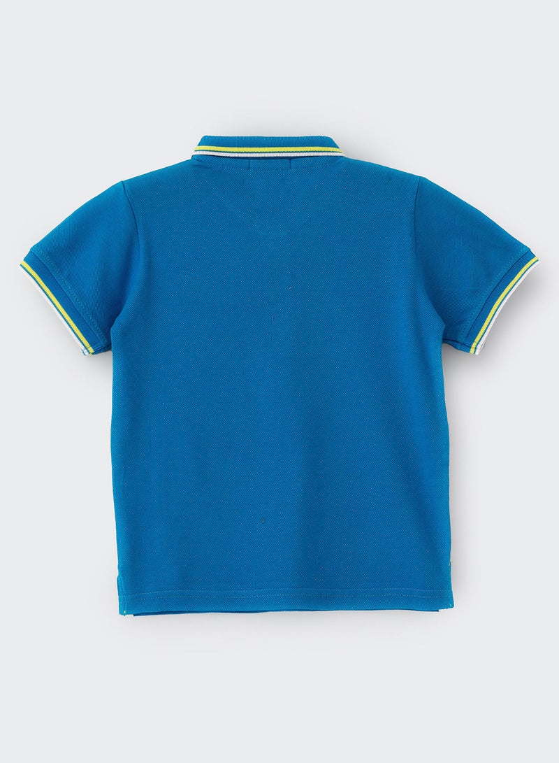 JAM Polo Neck Knit T-Shirt - Image 2