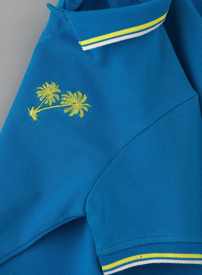 JAM Polo Neck Knit T-Shirt - Image 4