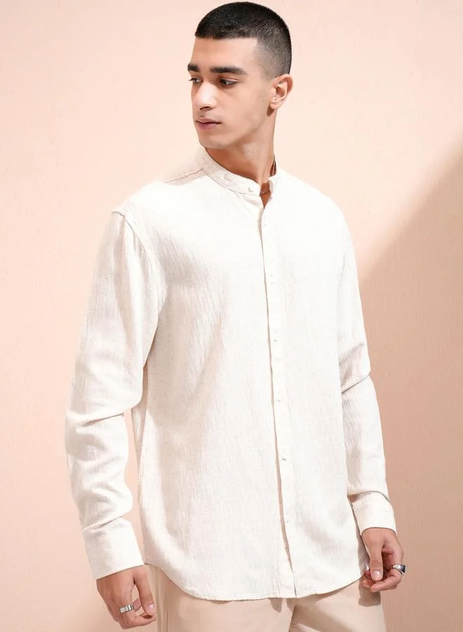 هاي لاندر قميص هاي لاندز بقصة مريحة وياقة