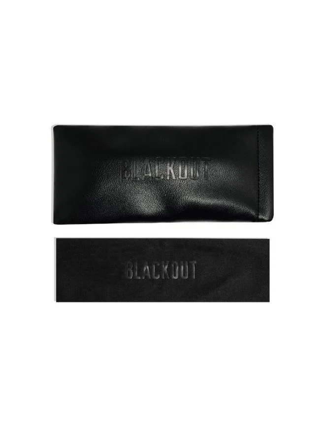 بلاك أوت بلاك آوت بيس نظارة شمسية للجنسين بيضاوية مع حماية من الأشعة فوق البنفسجية ٤٠٠ (رمادي، بني)