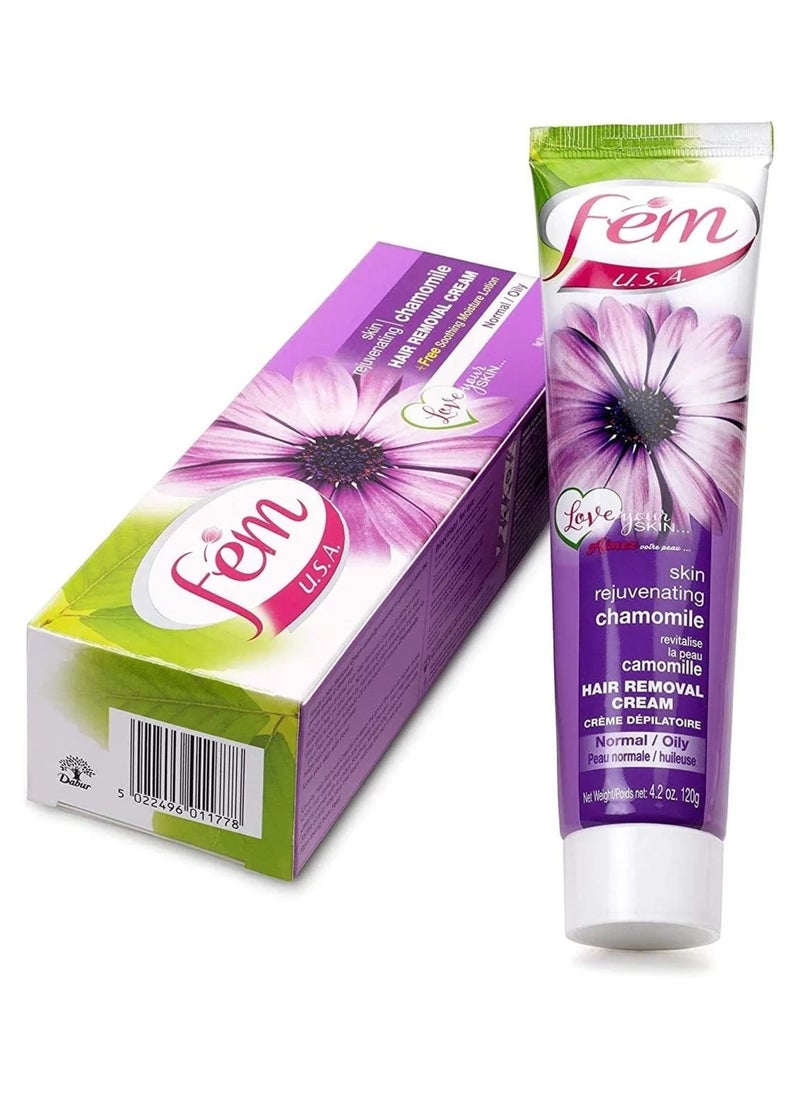 fem Chamomile Hair Removal Cream 120g  - Image 1