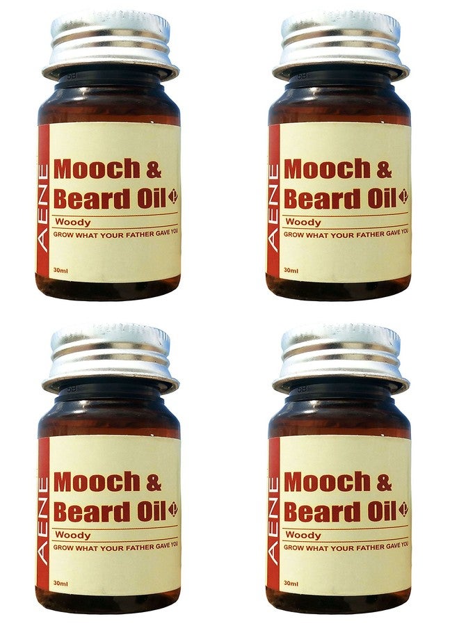 iTrend India Set of 4 Aene Mooch and Beard Oil 30 ML for Shine, and Growth - Image 1