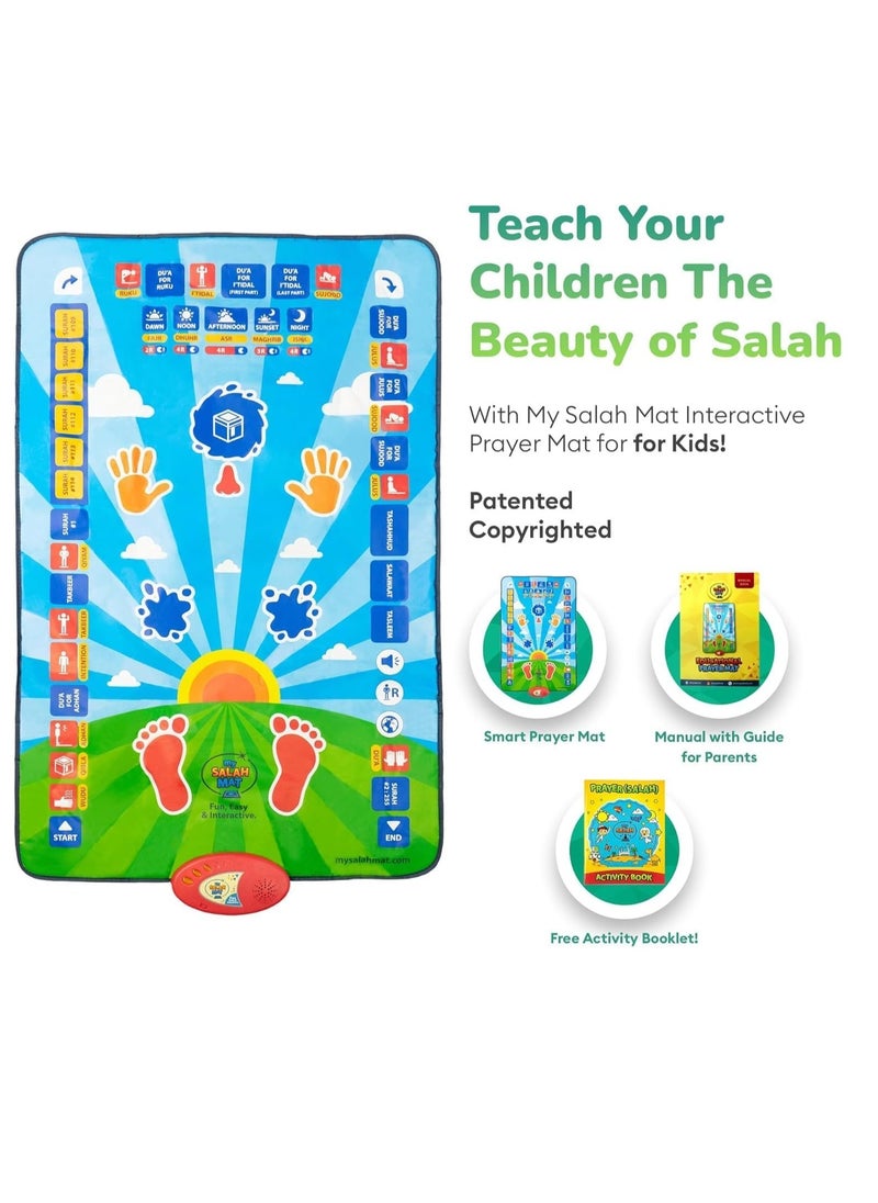 BGM Islamic Electronic Smart Prayer Mat for Kids – Interactive Learning with 36 Active Keys, 10 Languages, Fun & Educational Gift for Children – Perfect for Ramadan  - Image 3