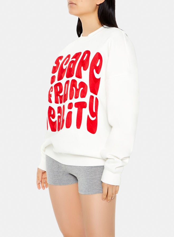 FOREVER 21 Escape From Reality Graphic Pullover  - Image 2