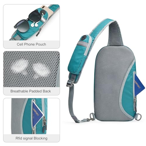 G4Free Sling Bag RFID Blocking Lightweight Crossbody Backpack Chest Shoulder Bag for Travel Sports Running - Image 3