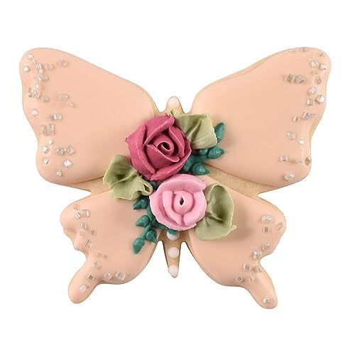 CybrTrayd R&M Butterfly 3.25" Cookie Cutter Pink With Brightly Colored, Durable, Baked-on Polyresin Finish - Image 5