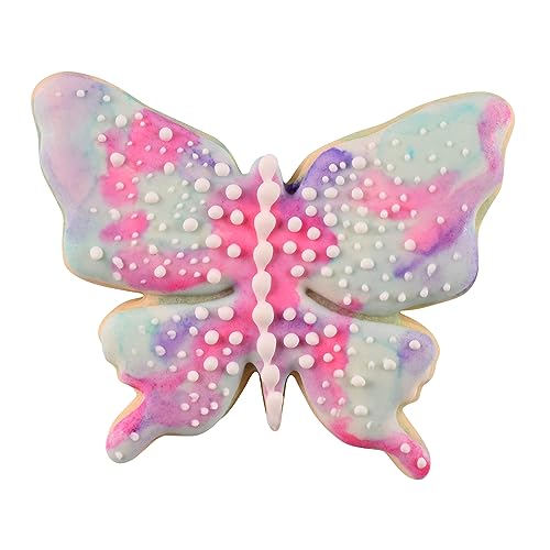 CybrTrayd R&M Butterfly 3.25" Cookie Cutter Pink With Brightly Colored, Durable, Baked-on Polyresin Finish - Image 4