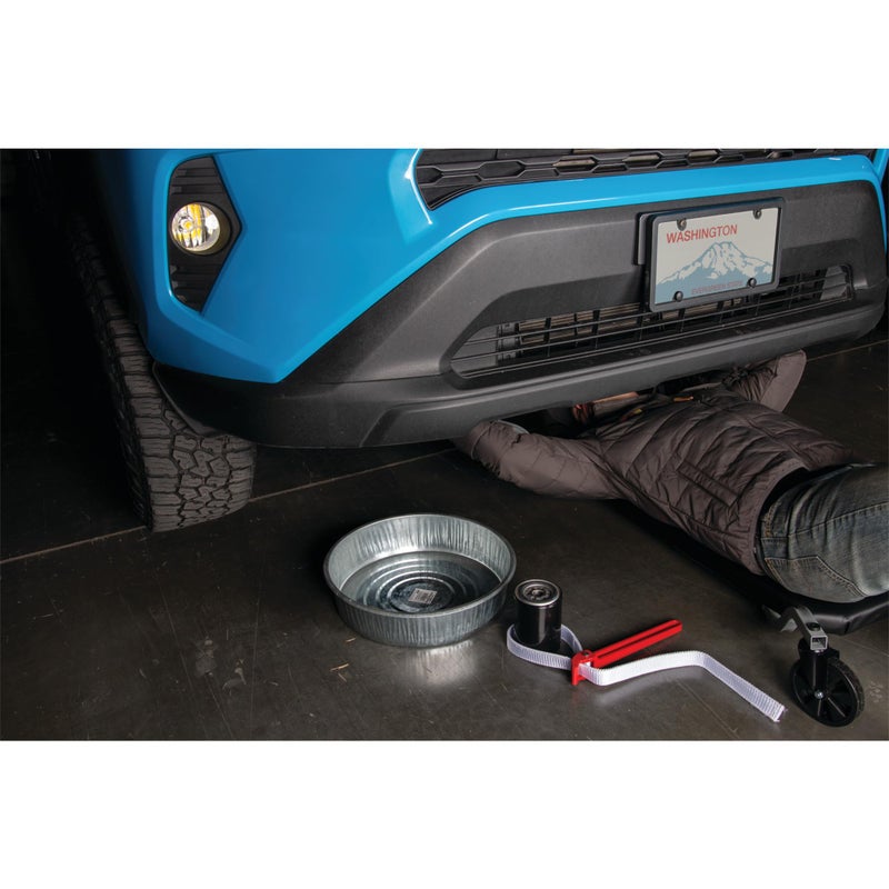 Performance Tool W2150 12-Inch Aluminum Strap Wrench with Double Thick Nylon Strap for Tightening or Loosening Pipes and Fittings up to 9-Inches - Image 4