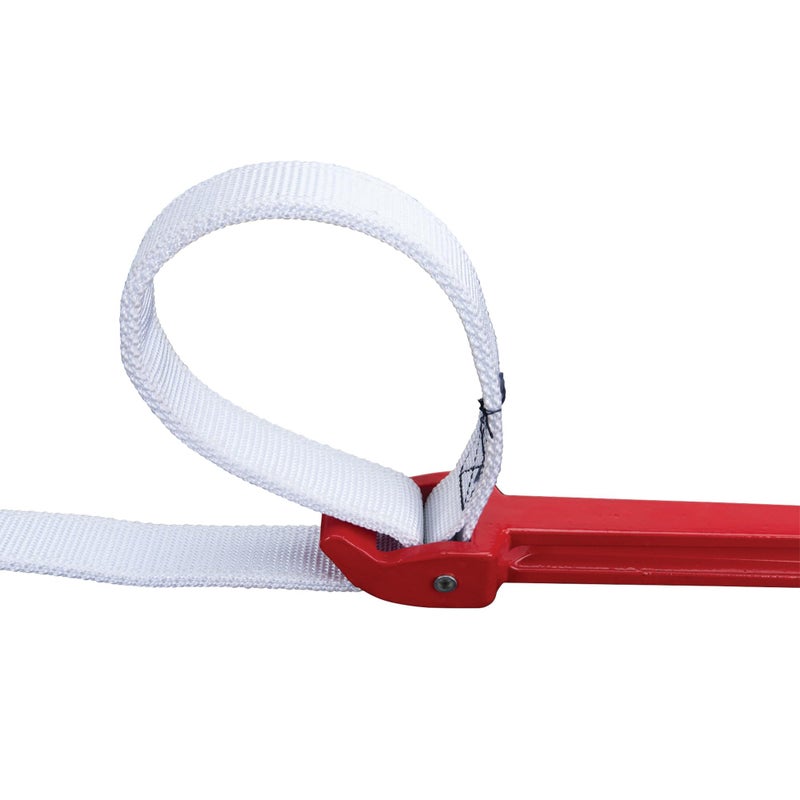 Performance Tool W2150 12-Inch Aluminum Strap Wrench with Double Thick Nylon Strap for Tightening or Loosening Pipes and Fittings up to 9-Inches - Image 3