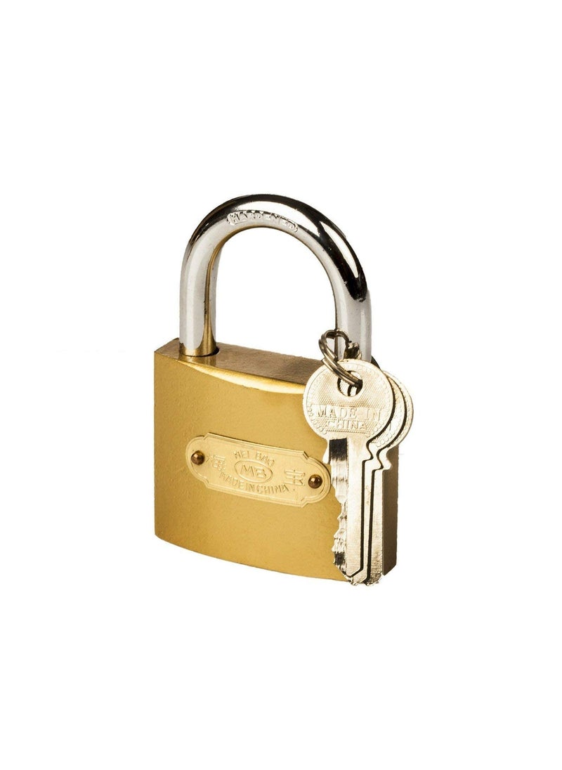 Rashi 63mm Brass Pressing Lock for Main Door Heavy Duty with 3 Smart Keys Ideal for Door Shutter goddown  - Image 1