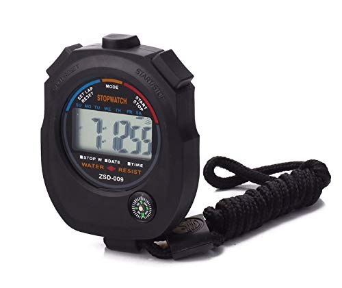 Pgzsy 2 Pack Multi-Function Electronic Digital Sport Stopwatch Timer, Large Display with Date Time and Alarm Function,Suitable for Sports Coaches Fitness Coaches and Referees,Pgzsy - Image 3