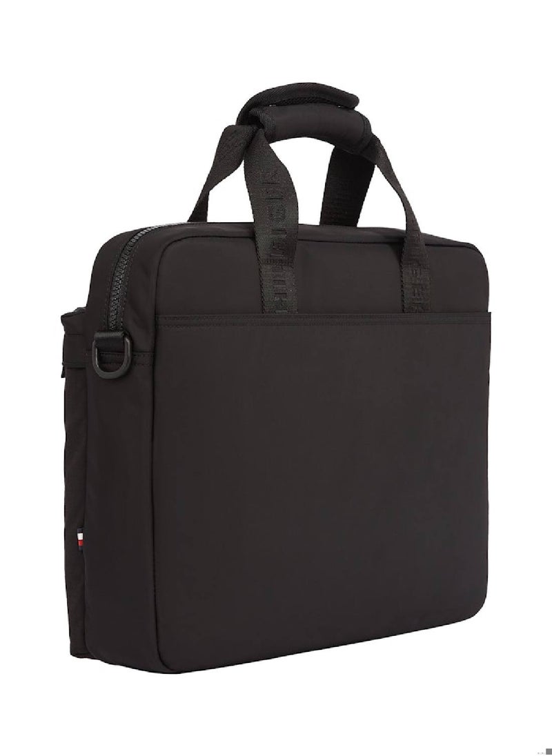 TOMMY HILFIGER Men's Th Element Computer Bag - Polyester, Black  - Image 4