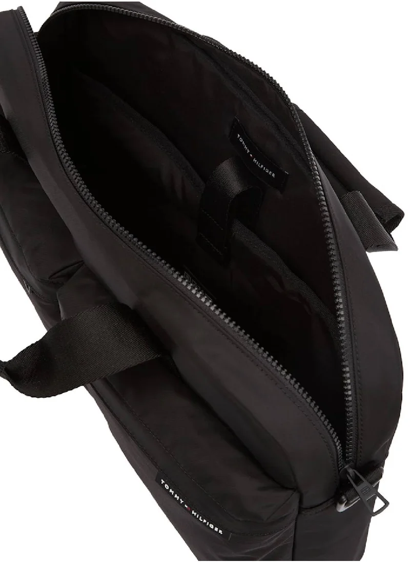 TOMMY HILFIGER Men's Th Element Computer Bag - Polyester, Black