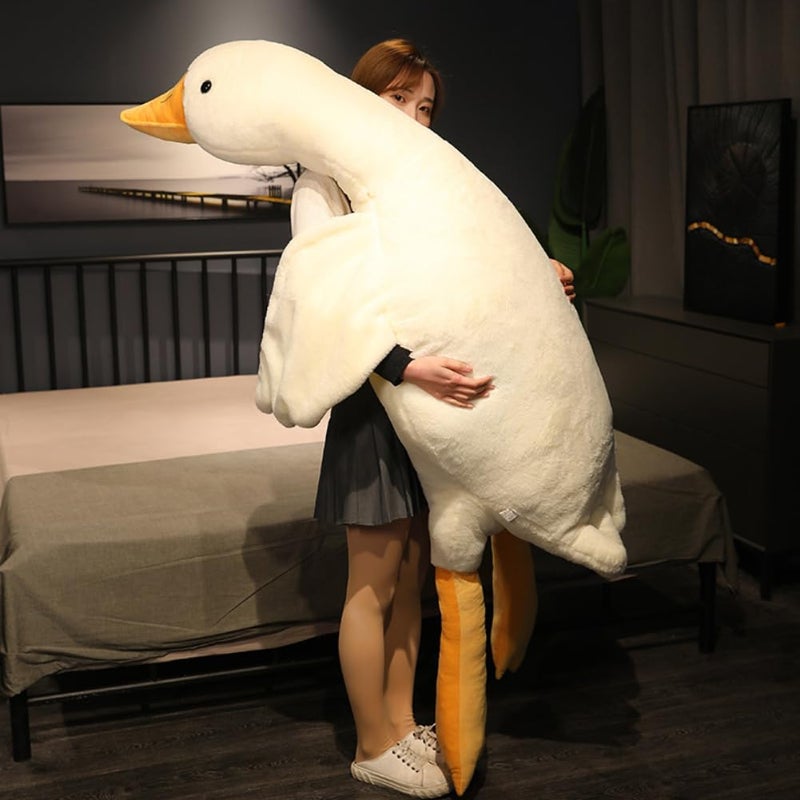 Srutirbo Giant Goose Stuffed Animal  19.6 Inch Soft Goose Plush Pillow  Cute Duck Plush Toy Swan Plushie Doll Sleeping Hugging Pillows Gift for Girls Boys - Image 4