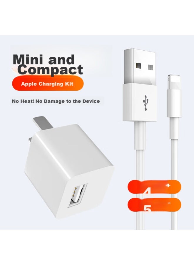 Diyi Workshop Deyi Gongfang Apple Data Cable Fast Charging Cable Charging Kit Data Cable Suitable For Iphone 13/14 Pro Max/12/xs/xr/apple 2-meter Cable + 5w Fast Charging Head - Image 4