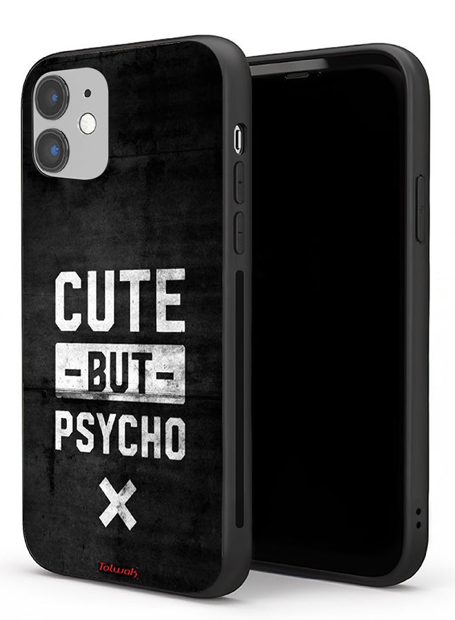 Tolwak Apple iPhone 11 Protective Case Cute But Psycho - Image 1