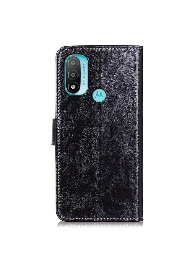 S-TOP Case For Motorola Moto E40/E20/E30/Lenovo K14 Plus Retro Crazy Horse Texture Horizontal Flip Leather Phone Case - Image 3