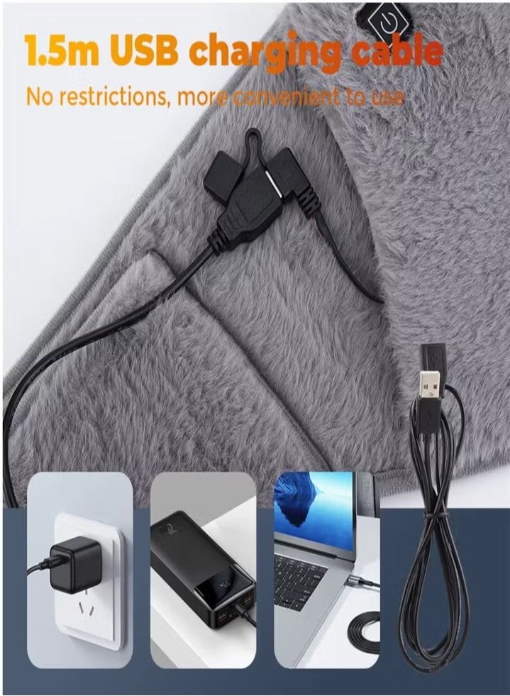 general USB extension cord electric heating belt, hand warmer winter heater, hot compress therapy abdomen waist, menstrual uterus warming pad, portable suitable for travel, hotel - Image 4