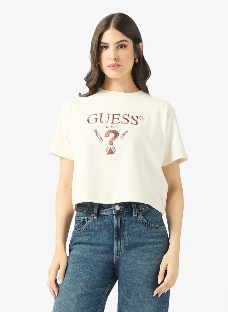 GUESS Fabia Crop T-Shirt - Image 1