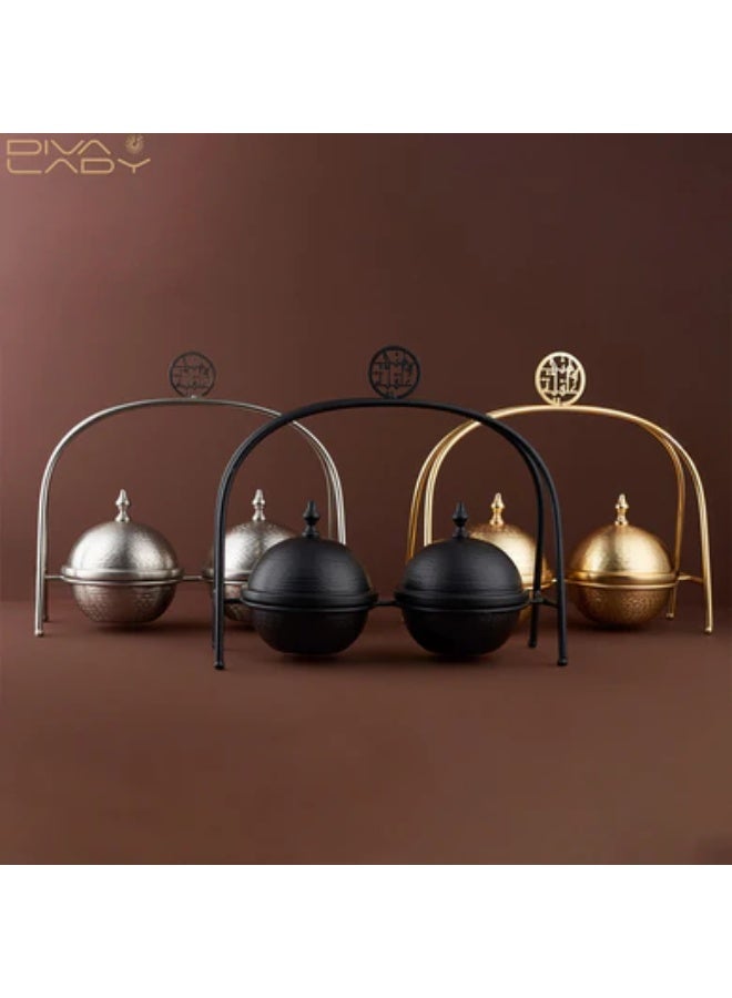 DIVA LADY 🖤 Luxury Black Metal Dates & Serving Holder – A Modern Touch of Sophistication - Image 3