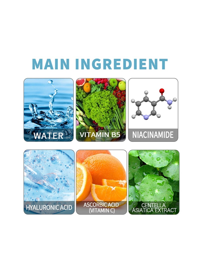 إيلهو سيروم هيدرا B5 ماكس، سيروم فيتامين B5 مع النياسيناميد 10%، ديكسابانثينول 10%، حمض الهيالورونيك واستخراج سنتيلا أشياتيكا لترطيب وتنعيم ملمس البشرة/ مناسب لجميع أنواع البشرة 1.76 أونصة سائلة - Image 3