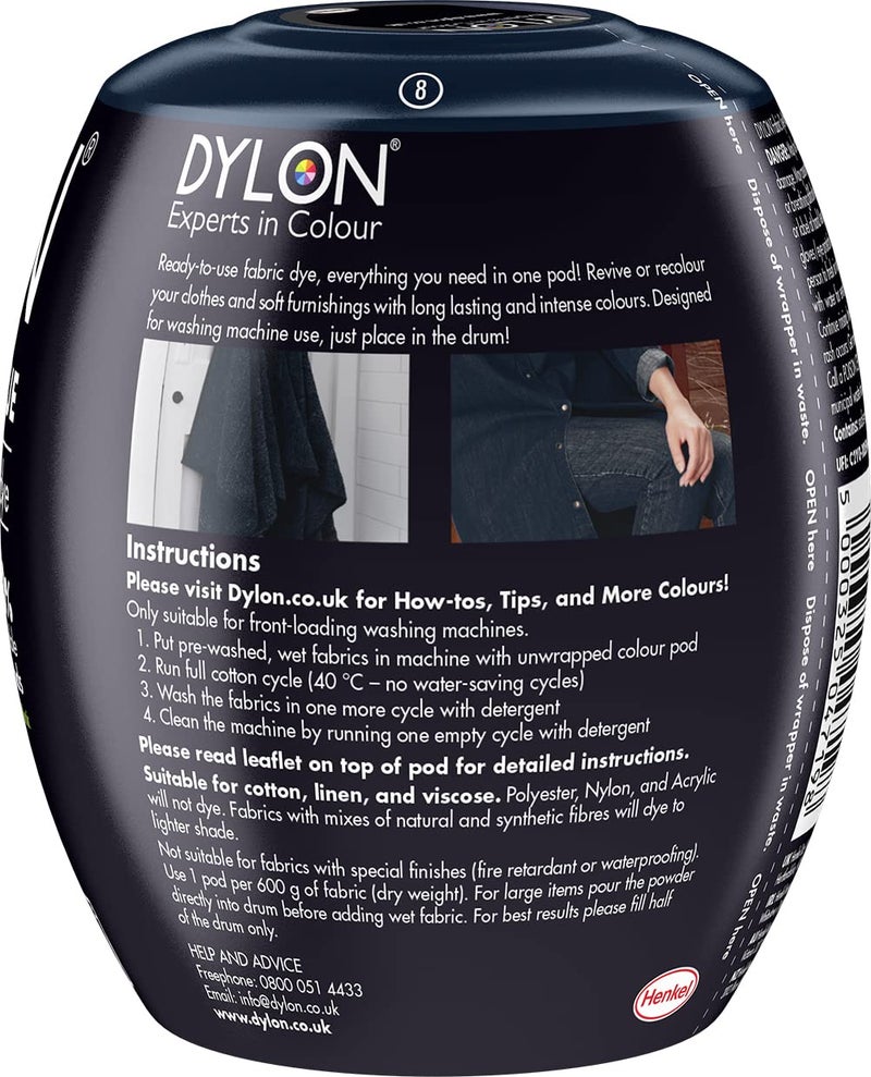 Dylon Machine Dye 350g 08 Navy Blue Blue - Image 2