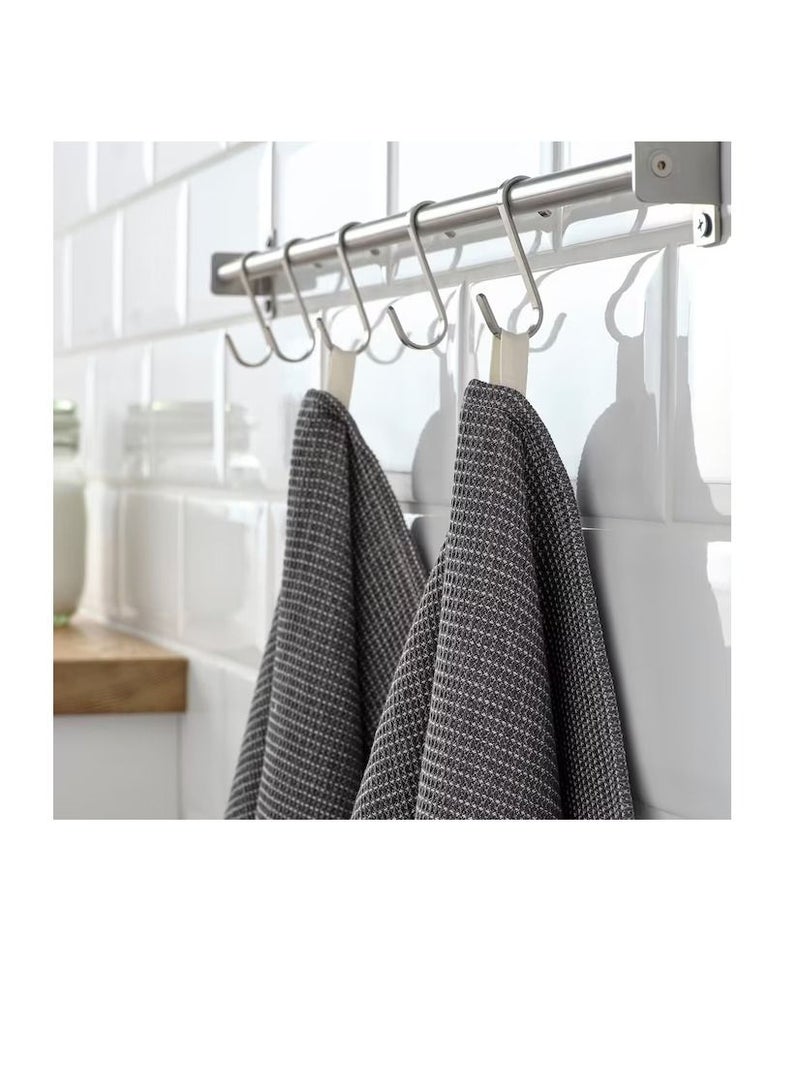 Tea towel, grey50x70 cm - Image 3