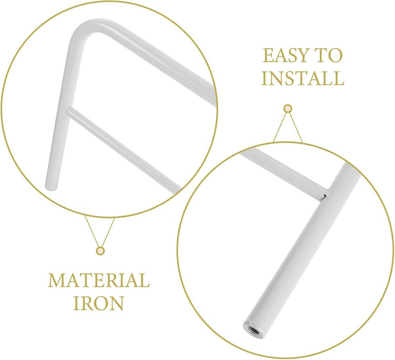 Bed Rail Guards: Safety Assist Bar - 18" Bedside Handle for Bunk Bed Dormitory, Elderly Adults Seniors Pregnant Women and Disabled - Fall Prevention & Enhancing Safety - Image 3