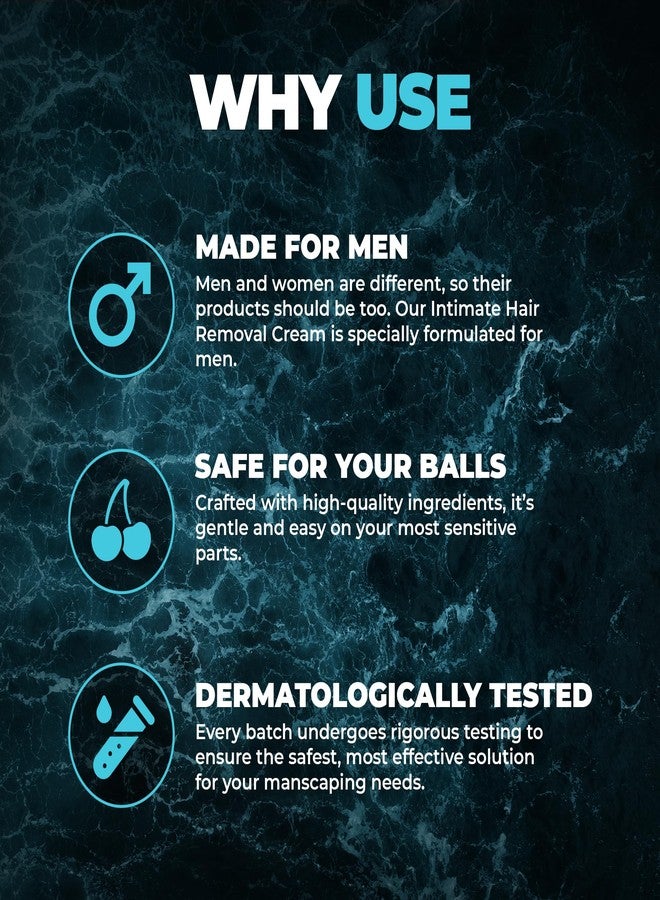 Beardo Ball Safe Hair Removal Cream | Intimate Hair Removal Cream for Men | Painless & Safe Hair Removal in Minutes | With Coconut Oil, Shea Butter & Aloe Vera for Smooth & Hydrated Skin | Dermatologically Tested - 100ml X 2(Pack of 2) - Image 4