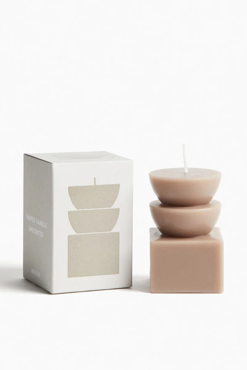 H&M Geometric candle