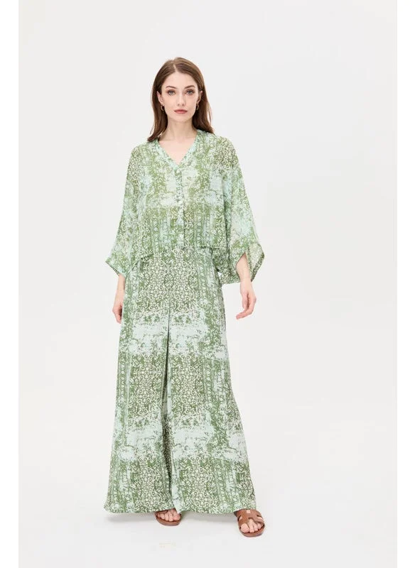 Tenda Wide blouse decorated with prints