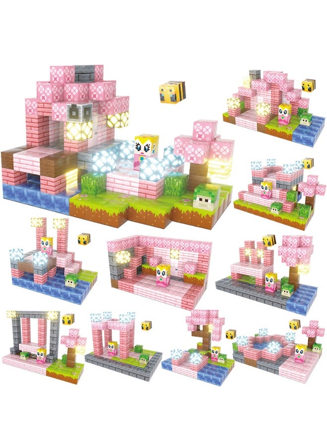 General Magnetic building blocks, lighting, architectural model building blocks, children's educational toys, assembling game gifts for family and friends  - Image 3