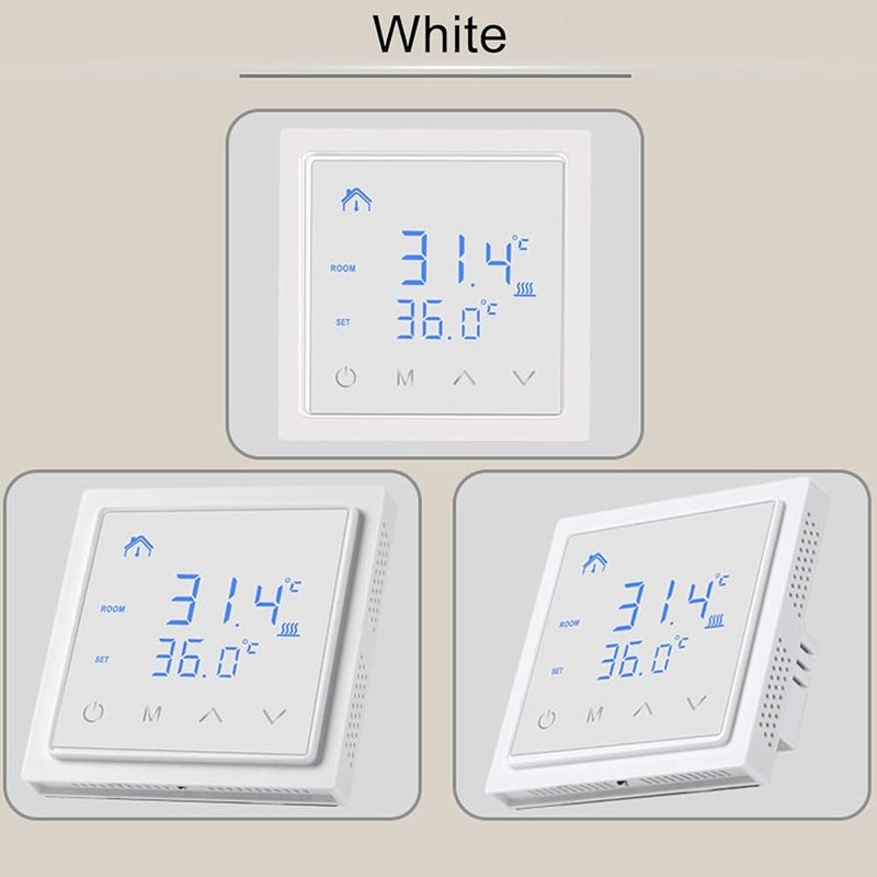 Smart Digital Thermostat For Underfloor Heating 16A AC 85 250V White - Image 4