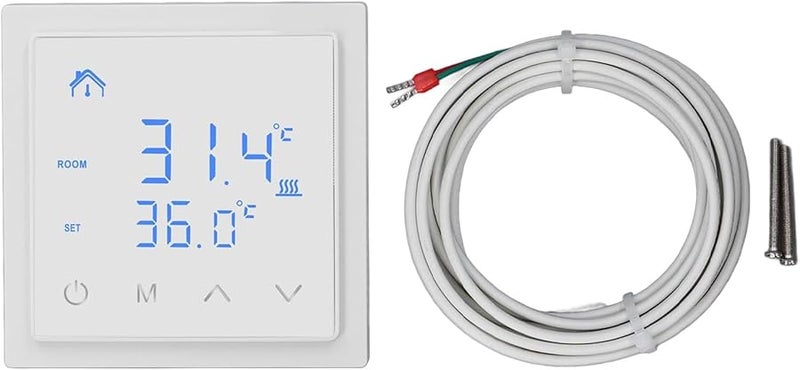 Smart Digital Thermostat For Underfloor Heating 16A AC 85 250V White - Image 2