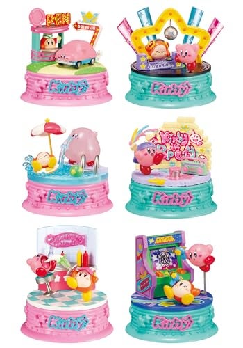 Re-Ment ReMent Kirby in Pop City Blind Box Includes 1 of 6 Collectible Mini Figurines Fun and Versatile Decoration - Image 1