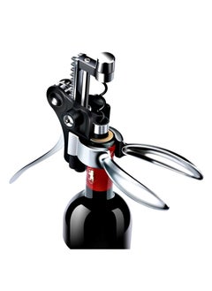 SYOSI w i n e Corkscrew Opener Gift   Professional Corkscrews  w i n e Bottles, Reusable w i n e Bottle Opener for Men Women, Oenophiles, Bartenders, Servers, Bartenders, Lever w i n e Bottle Opener Silver  - Image 1