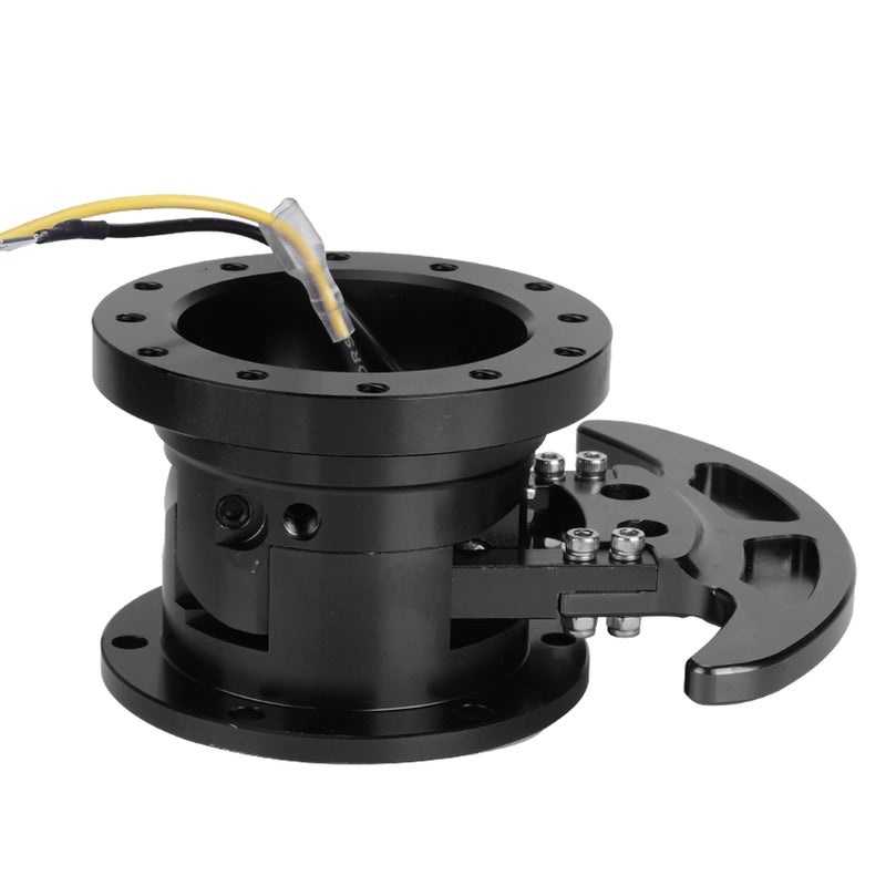 Tilt Flipped Racing Steering Wheel Quick Release Hub Kit Removable AdapterBlack - Image 5