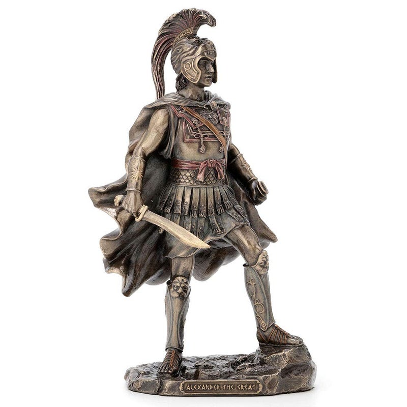 Veronese Design 9.75 Inch Alexander The Great Greek Roman Warrior Historical Antique Bronze Finish Statue Figurine Sculpture - Image 1