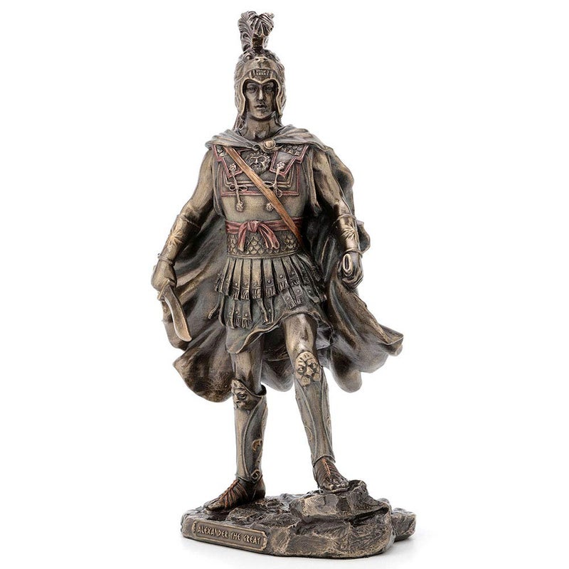 Veronese Design 9.75 Inch Alexander The Great Greek Roman Warrior Historical Antique Bronze Finish Statue Figurine Sculpture - Image 2