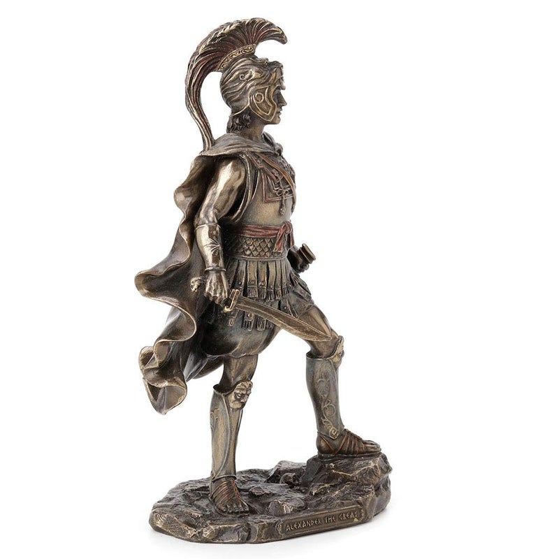 Veronese Design 9.75 Inch Alexander The Great Greek Roman Warrior Historical Antique Bronze Finish Statue Figurine Sculpture - Image 4