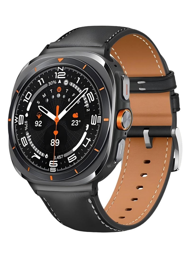 Leather Smartwatch Band for Samsung Galaxy Watch Ultra 47mm