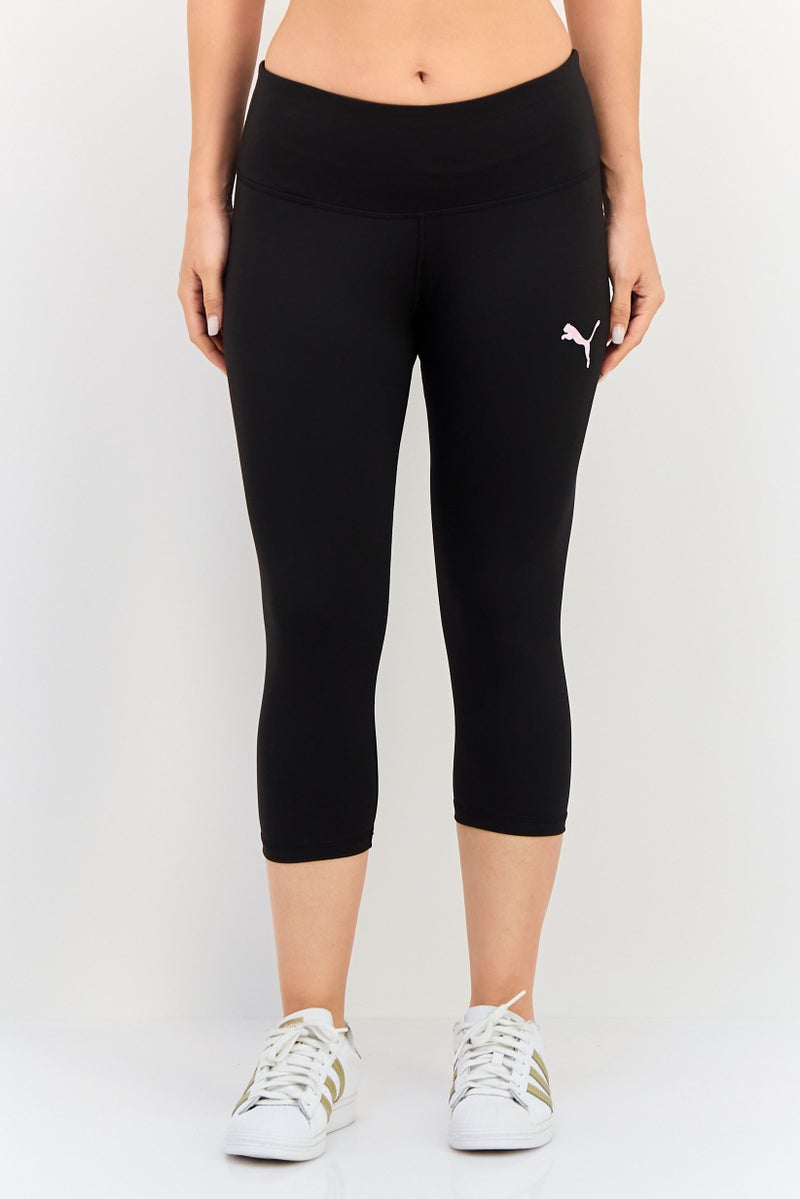PUMA سراويل رياضية نسائية ملائمة 3/4 للتدريب، سوداء - Image 1