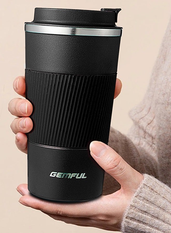 GEMFUL Travel Coffee Mug Stainless Steel Vacuum Ice and Hot Drinks Insulated Tumbler for Home Office Outdoor Works - Image 2
