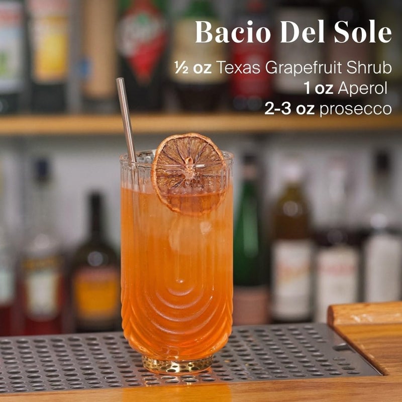 Liber & Co. Texas Grapefruit Shrub (25.4 oz) - Craft Cocktail Mixer with 55% Rio Red Grapefruit Juice & Champagne Vinegar - Adds Tart Complexity to Cocktails & Mocktails - Image 3