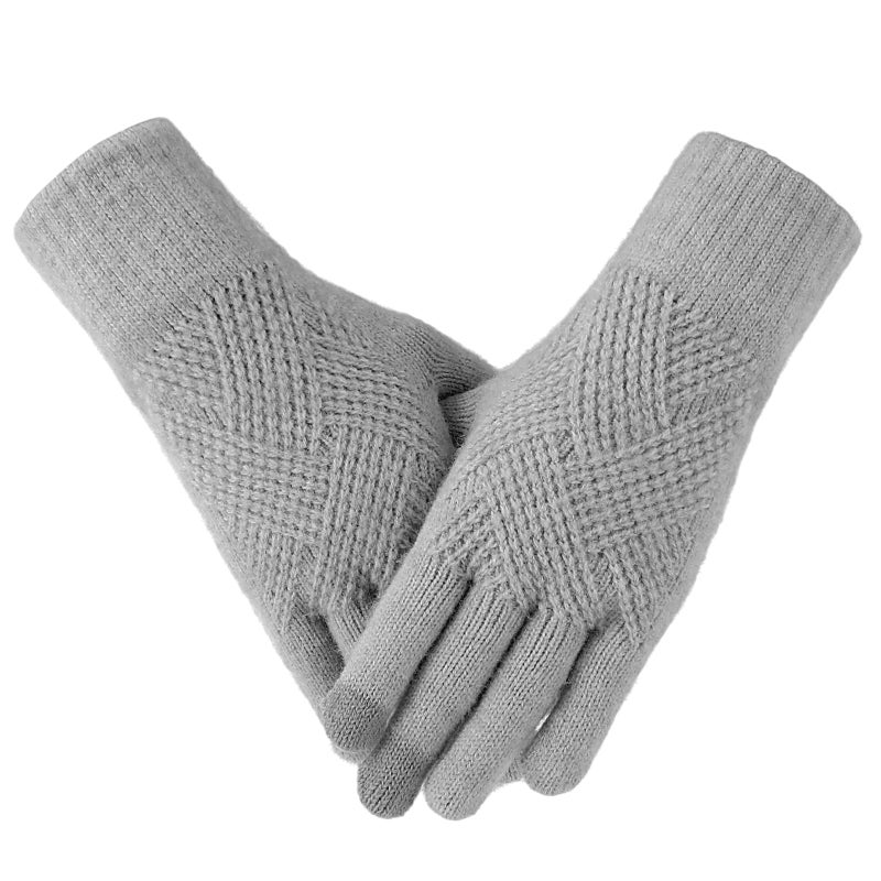 TOBEHIGHER Winter Gloves - Gloves for Women Cold Weather, Touch Screen Winter Gloves Women Warm Alpaca Fleece Knit Glove,Elastic Cuff Winter Texting Gloves for Women - Image 1