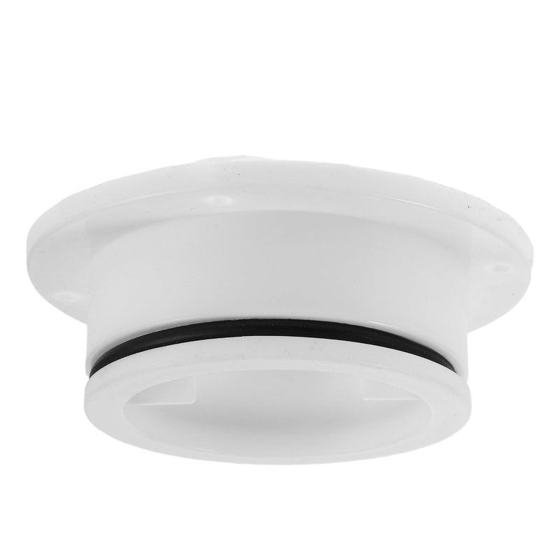 Medium Size White Yacht Drain Plug and Marine Water Outlet Valve for Boat Deck Drainage - Image 2