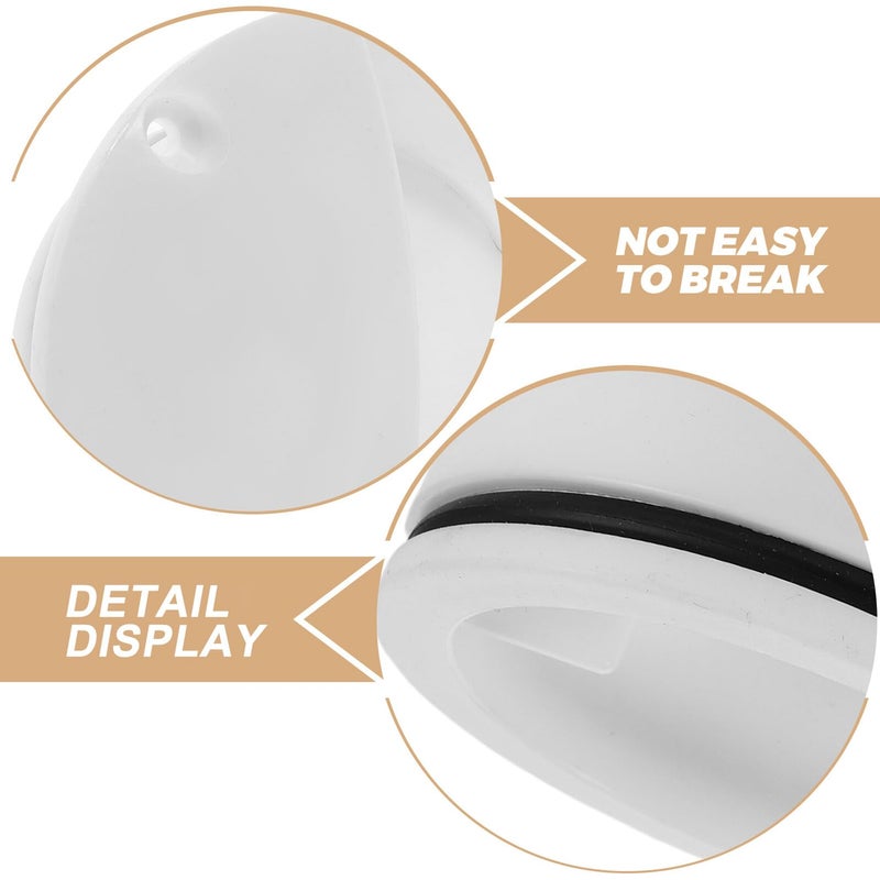 Medium Size White Yacht Drain Plug and Marine Water Outlet Valve for Boat Deck Drainage - Image 4