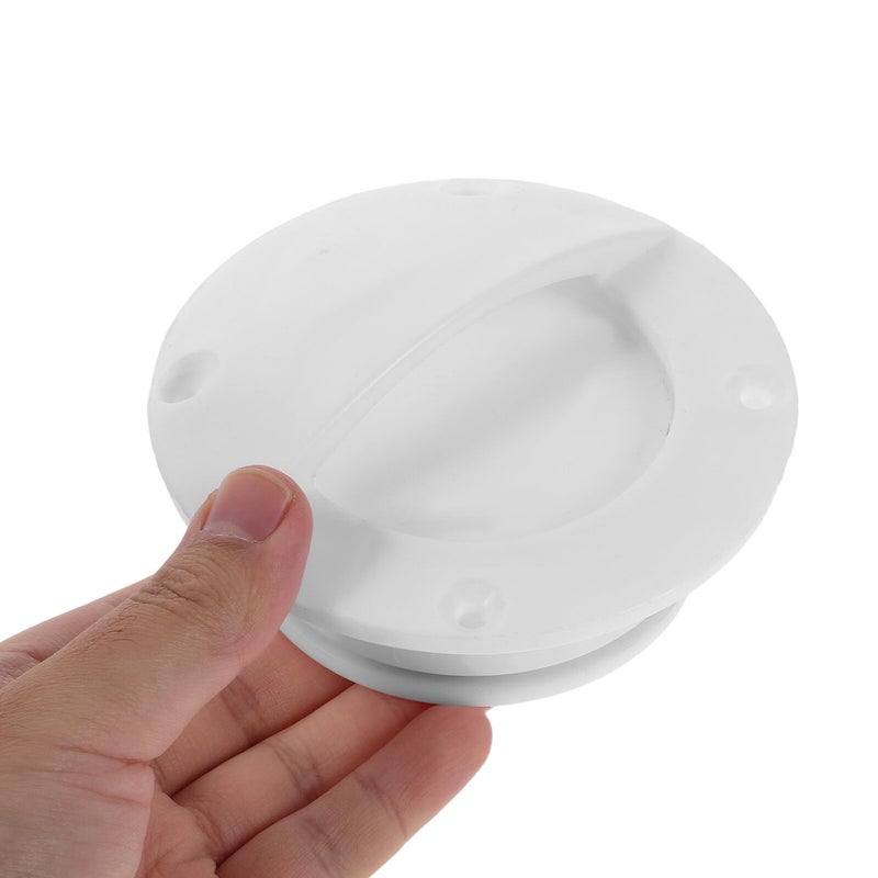 Medium Size White Yacht Drain Plug and Marine Water Outlet Valve for Boat Deck Drainage - Image 5