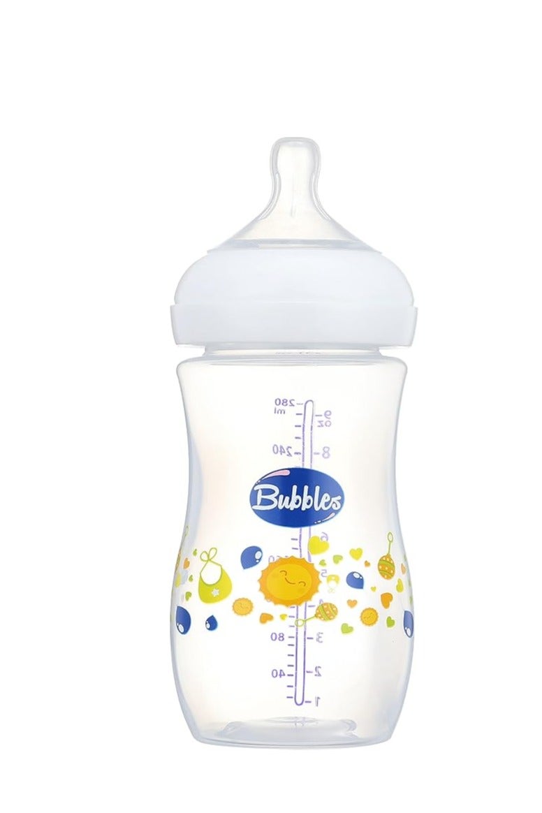 بابلز رضاعة طبيعية بدون يد - ابيض 280 ملي