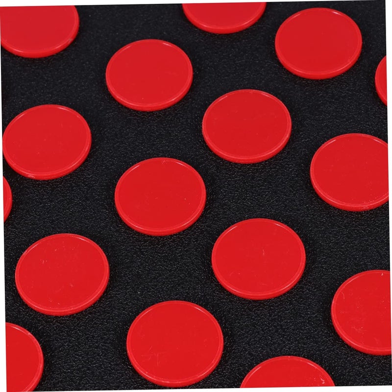 Red Counting Chips Plastic Bingo Tokens for Math Learning and Classroom Activities - Image 5